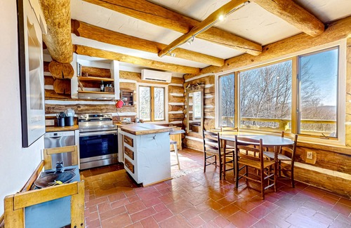 Littleton Casa | Rustic mountain-view cabin with private deck & fireplaces