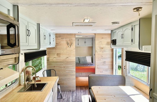Fairview Casa | Rustic Remodeled Camper on Mini Farm with Farm Fresh Eggs