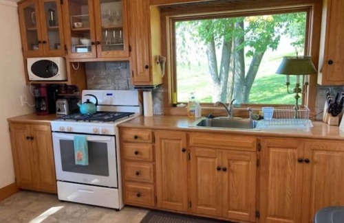 Wooster Otro | Rustic Renovated Cabin w/ King Bed + Pasture Views