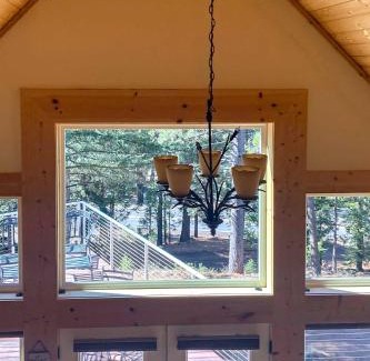 East Shore Casa | Rustic Retreat with Deck Steps From Lake Almanor!