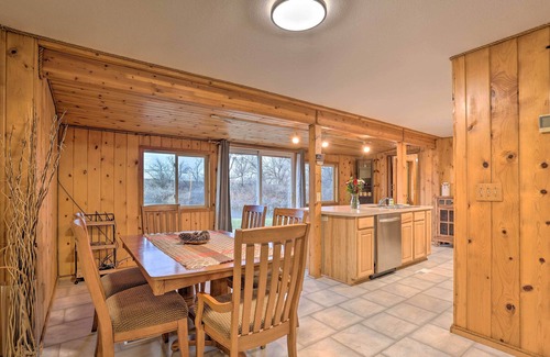 Spearfish Casa | Rustic Spearfish Cabin on 12-Acre Trout Farm