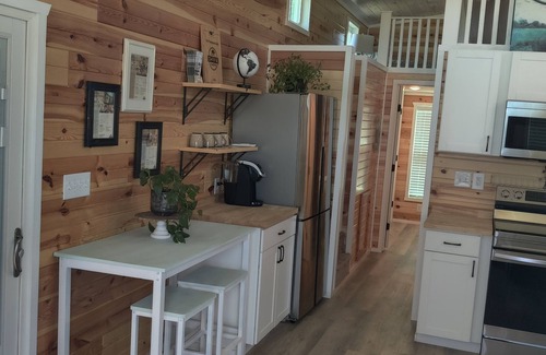 Hutto Cabina | Rustic Tiny Home Escape - Pets Stay Free!