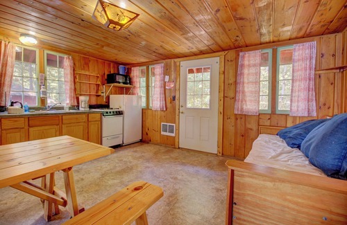 Lac du Flambeau Cabina | Rustic, Wisconsin Northwoods Cabin with Private Dock. Family & Pet Friendly!