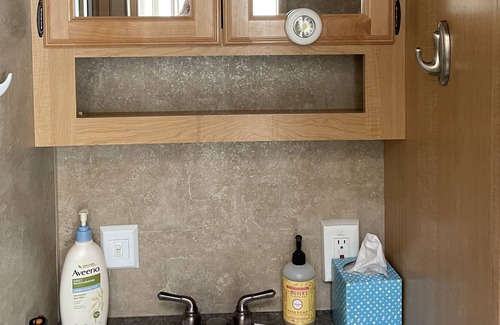 Aztec Casa | RV hookup next to our family friendly home. Between Aztec, NM and Durango, CO