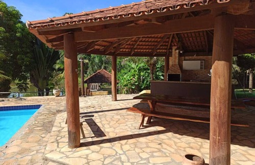Hidrolandia Casa | Sítio Recanto da Paz with heated pool