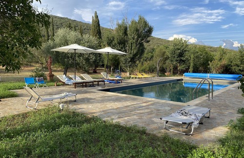 Montorsaio Casa | Südliche Toskana Modernes Ferienhaus in Alleinlage, Pool, 25km Meer, Haustiere