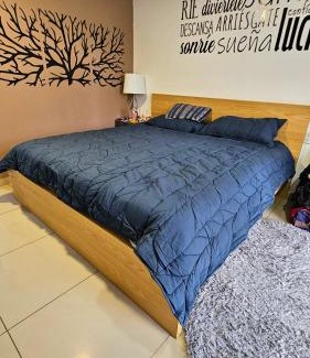 Ciudad López Mateos Apartamento | S01 SUITE CON CAMA KING SIZE Premium Frente al TEC CEM con Cocineta WiFi Balcón Parking Terraza 10