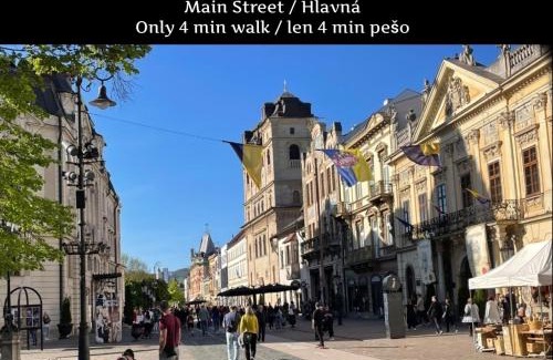 Kosice Old Town Apartamento | S8 Luxury 2 Room Apt OldTown - Foodstore, Crib, BabyChair, Netflix, PC Screen, UnlimMusic