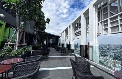 Phra Khanong Apartamento | S87-7052 BTS Onnut High Floor Gym Swim Good View