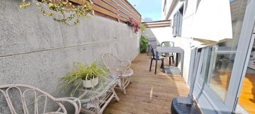 Sabaris Apartamento | Sabaris, Baiona, apartamento con terraza