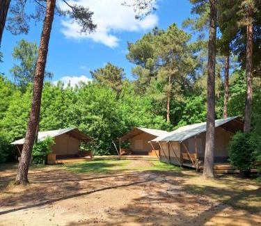Lichtaart Complejo | Safari Tenten met Sanitair 4 personen
