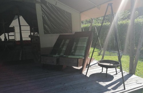 Schweppenhausen Apartamento | Safarizelt Camping Aumühle