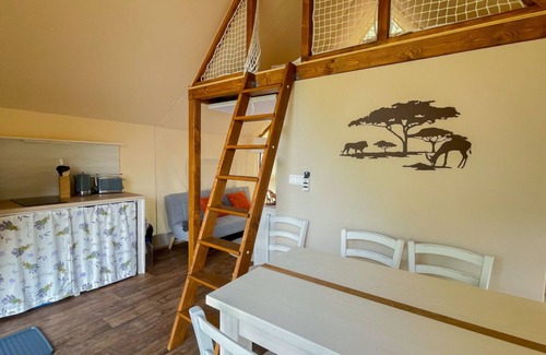 Falkenberg Apartamento | Safarizelt Simba am Kiebitzer See