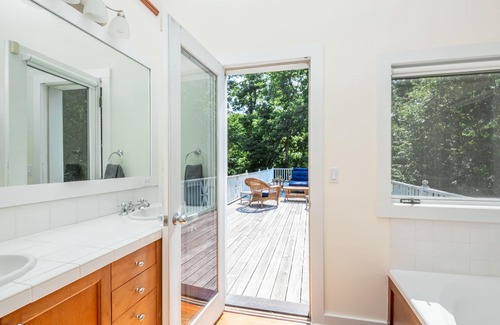 North Haven Casa | Impresionantes vistas al agua y al atardecer Retiro de Sag Harbor / North Haven