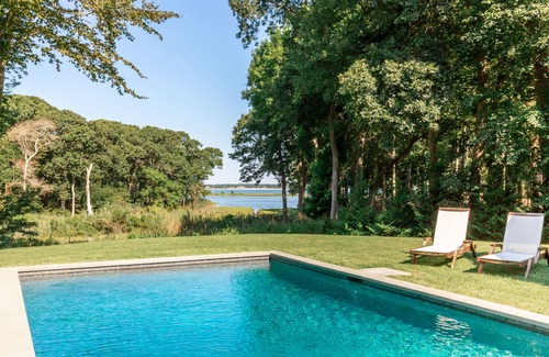 North Haven Casa | Impresionantes vistas al agua y al atardecer Retiro de Sag Harbor / North Haven