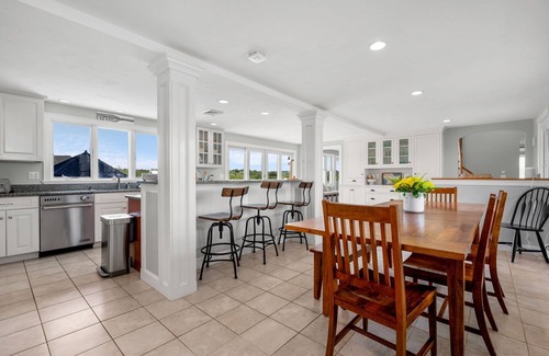 Sagamore Beach Casa | Sagamore Beach just across the street from this gorgeous home with private heated pool