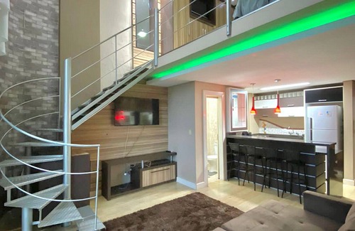 Czerniewicz Condominio | Saint Sebastian Flat 612 - Até 4 pessoas com hidro no centro