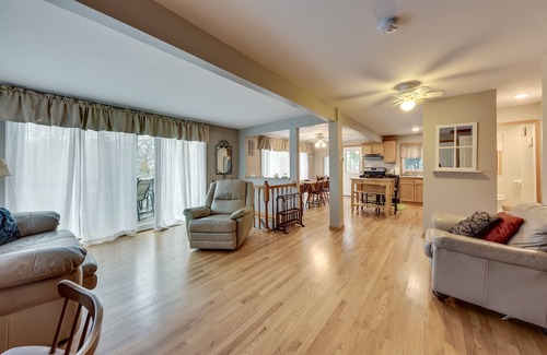 Paddock Lake Casa | Salem Vacation Home w/ Dock: Steps to Paddock Lake