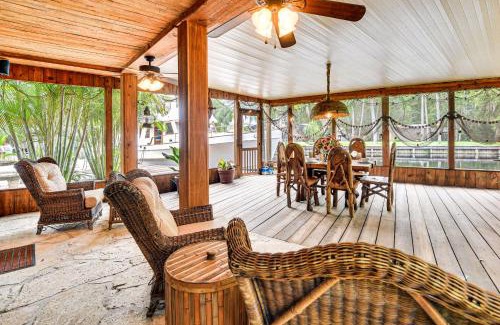 Astor Casa | Sandy Shore and Multi-Boat Dock! St Johns River Home