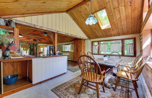 Saranac Lake Cabaña | Saranac Lake Cabin w/ Deck: Pets Welcome!