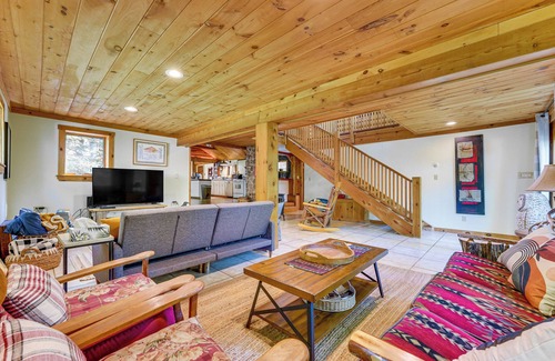 Saranac Lake Cabaña | Saranac Lake Cabin w/ Deck: Pets Welcome!