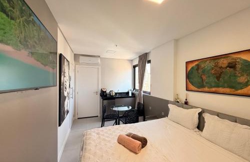 Centro Apartamento | Sauna Academia Sinuca 3 min a Pé mar Ar quente