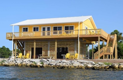 St. George Island Casa | ¡Agua por todas partes! Vistas de agua de 180 grados! Piscina, HotTub, Muelle, Sala de juegos