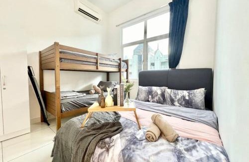 Bandar Puchong Jaya Apartamento | SB 1-10Pax Sky Pod Puchong 2Room IOI Mall LRT WiFi
