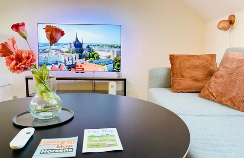 Horsens Apartamento | Scandinavian Apartment Hotel - Lunden 1 - Central 3 bedroom apartment on two floors