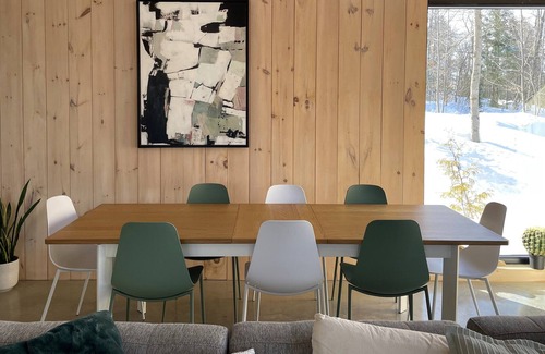 Saint-Sauveur Chalet De Esquí | Scandinavian Chalet / Lake, Skiing and Outdoor Activities