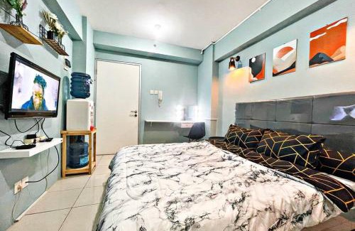 Pluit Apartamento | Scandinavian Homey Studio City View at Apt Green Bay Pluit Tower A