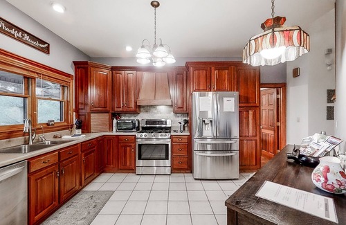 Rock Harbor Casa | Scenic 6BR lakefront home in cove with private dock, boat slips, hot tub-Dogs ok
