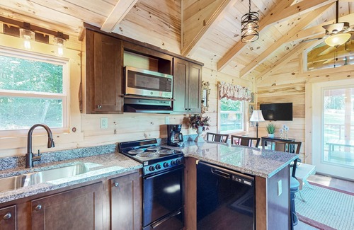 Mars Hill Cabina | Scenic cabin w/ private hot tub, amazing views, & covered porch. Nearby Skiing