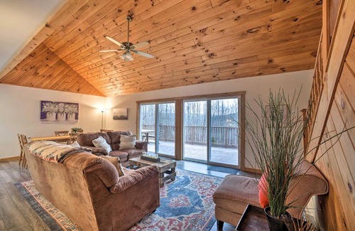 Jewett Casa | Scenic Jewett Hideaway with Deck, Views and Fire Pit!
