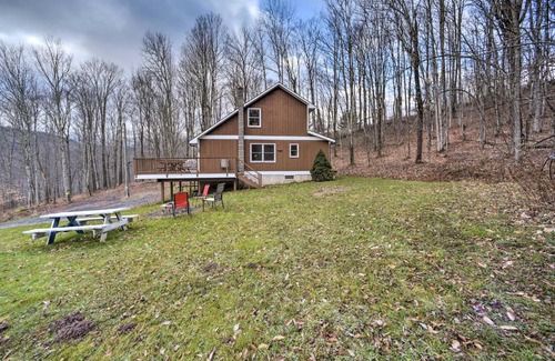 Jewett Casa | Scenic Jewett Hideaway with Deck, Views and Fire Pit!