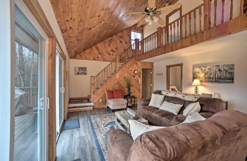 Jewett Casa | Scenic Jewett Hideaway with Deck, Views and Fire Pit!