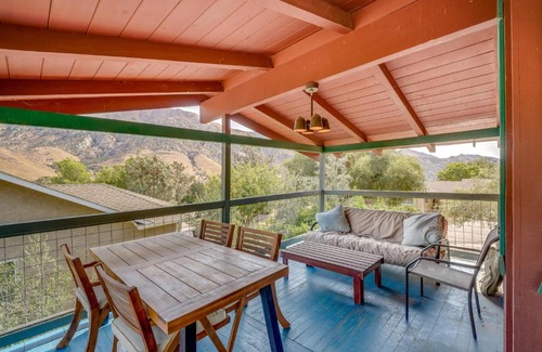 Kernville Casa | Scenic Kernville Getaway with Deck and Mountain Views!