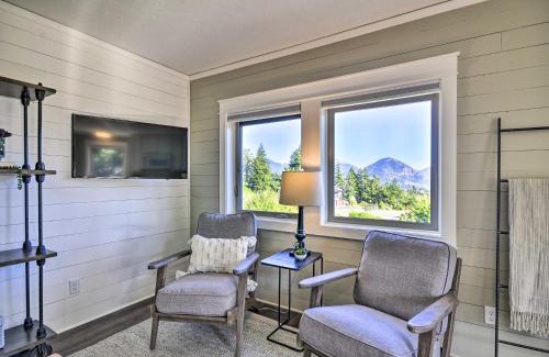 Carson Apartamento | Scenic Studio with Loft and View of the Columbia River