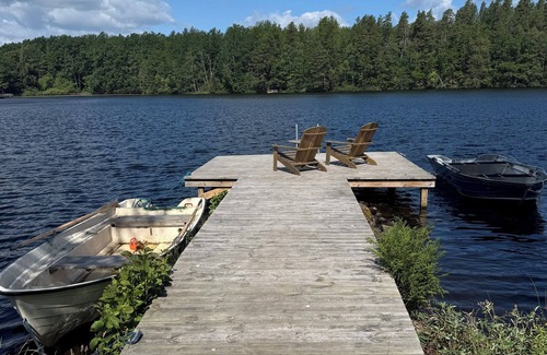 Hjorted Casa | Schönes Haus mit Privatem Zugang zum See Hjorten Zwischen Vimmerby und Västervik