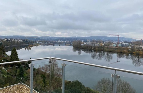 Metternich Apartamento | Schönster Blick über Koblenz - aus toller Wohnung