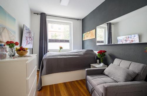 Mitte Apartamento | Schicke Altbauwohnung in Kiel Mitte 24-7 Check In