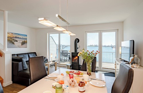 Olpenitz Villa | Schleivilla Hafenblick by Seeblick Ferien ORO, sauna, direct waterfront location