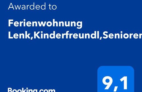 Lenk Apartamento | Schweiz ,Lenk Ferienwohnung,Kinderfreundl,Seniorenfreundlich