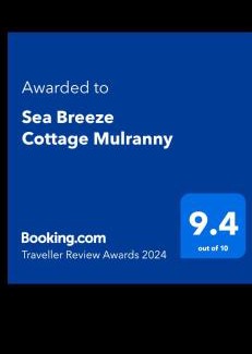 Mulranny Casa | Sea Breeze Cottage Mulranny