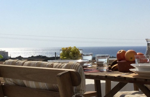 Lahania Villa | Sea Breeze Traditional Villa West: piscina nueva! Gran vista al mar Egeo!