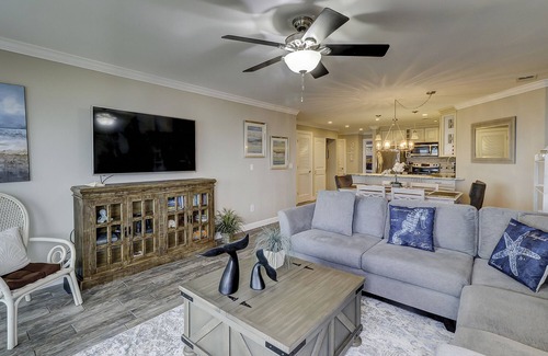 Folly Field Condominio | Sea Cloisters en Hilton Head, piso superior condominio con fabulosas vistas al mar!