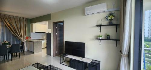 Gelang Patah Apartamento | Sea&Pool View 2-bedroom Fully Furnished Apartment Forest City #freeWIFI