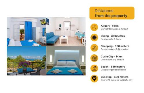 Dassia Apartamento | Sea View Apartment in Dassia - Emily