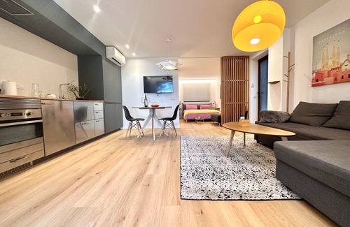 Castelldefels Apartamento | Chill-out sea-view studio de lujo 20min de BCN centro