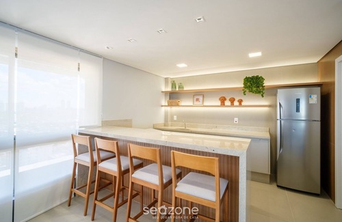 Rio Vermelho Apartamento | Sea View Studio in Condominium With Pool Edf1707